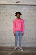 ACHIEVE Pink Paisley Crewneck